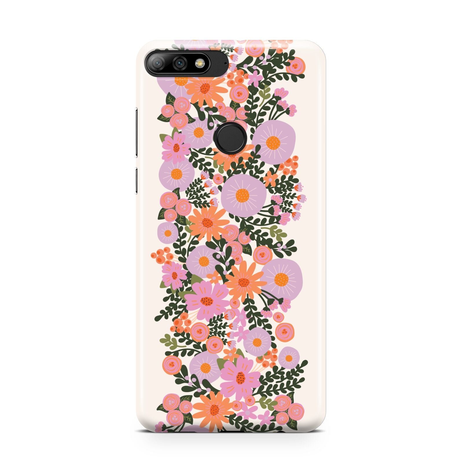 Floral Banner Pattern Huawei Y7 2018