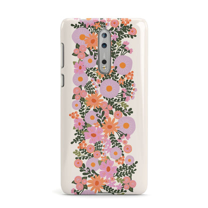 Floral Banner Pattern Nokia Case