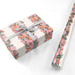 Floral Banner Pattern Personalised Wrapping Paper