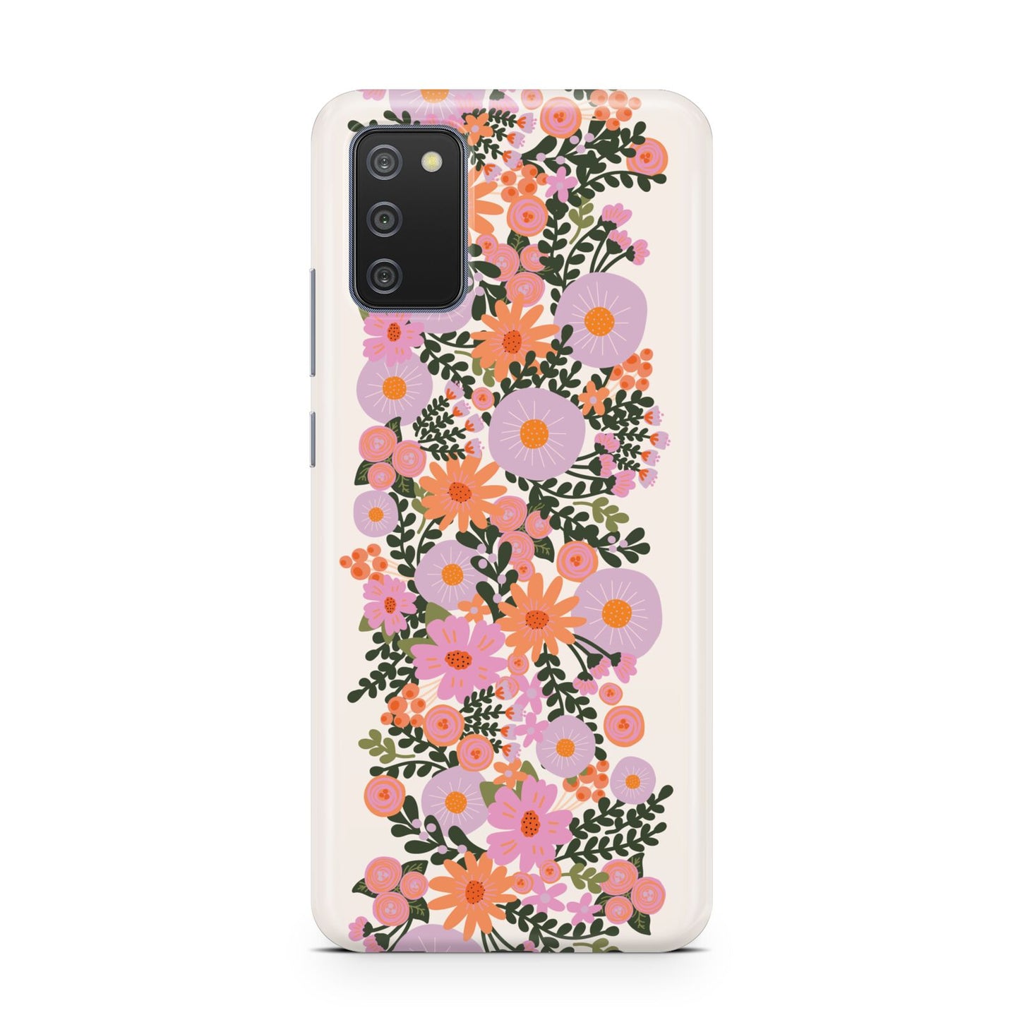 Floral Banner Pattern Samsung A02s Case