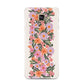 Floral Banner Pattern Samsung Galaxy A3 2016 Case on gold phone