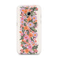Floral Banner Pattern Samsung Galaxy A3 2017 Case on gold phone