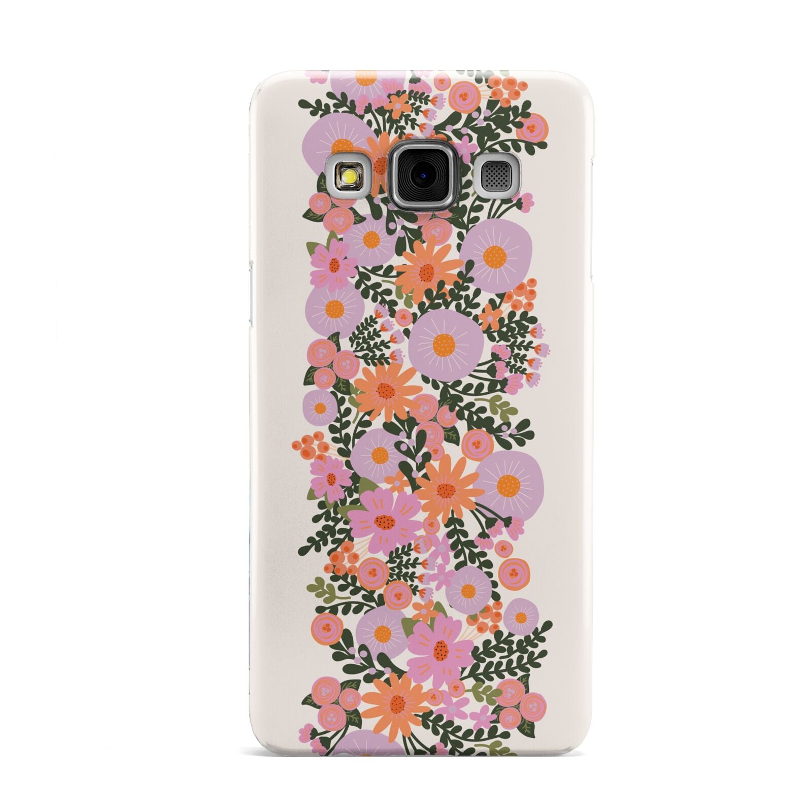 Floral Banner Pattern Samsung Galaxy A3 Case