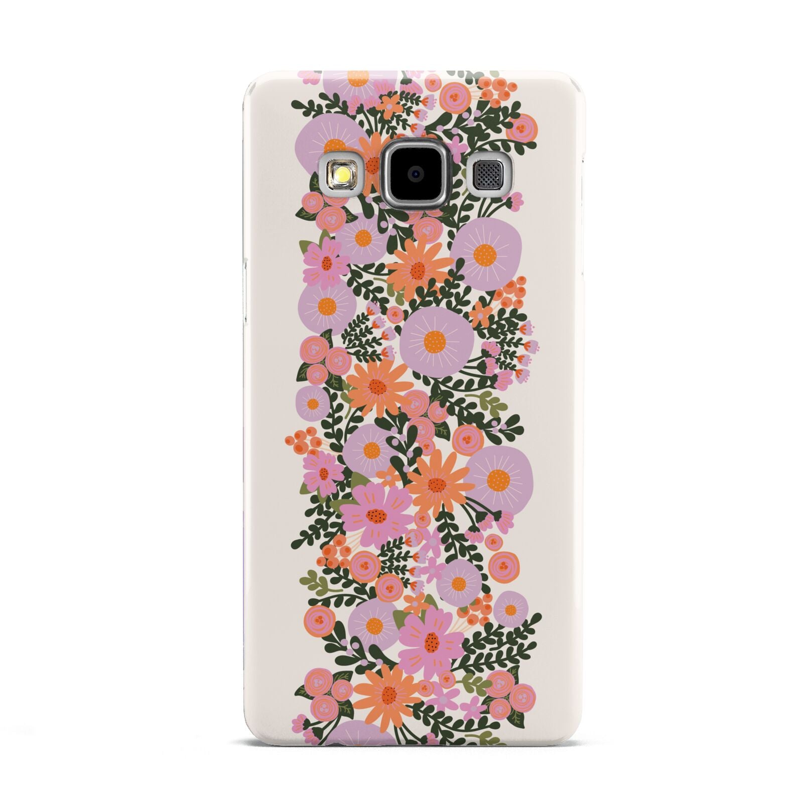 Floral Banner Pattern Samsung Galaxy A5 Case