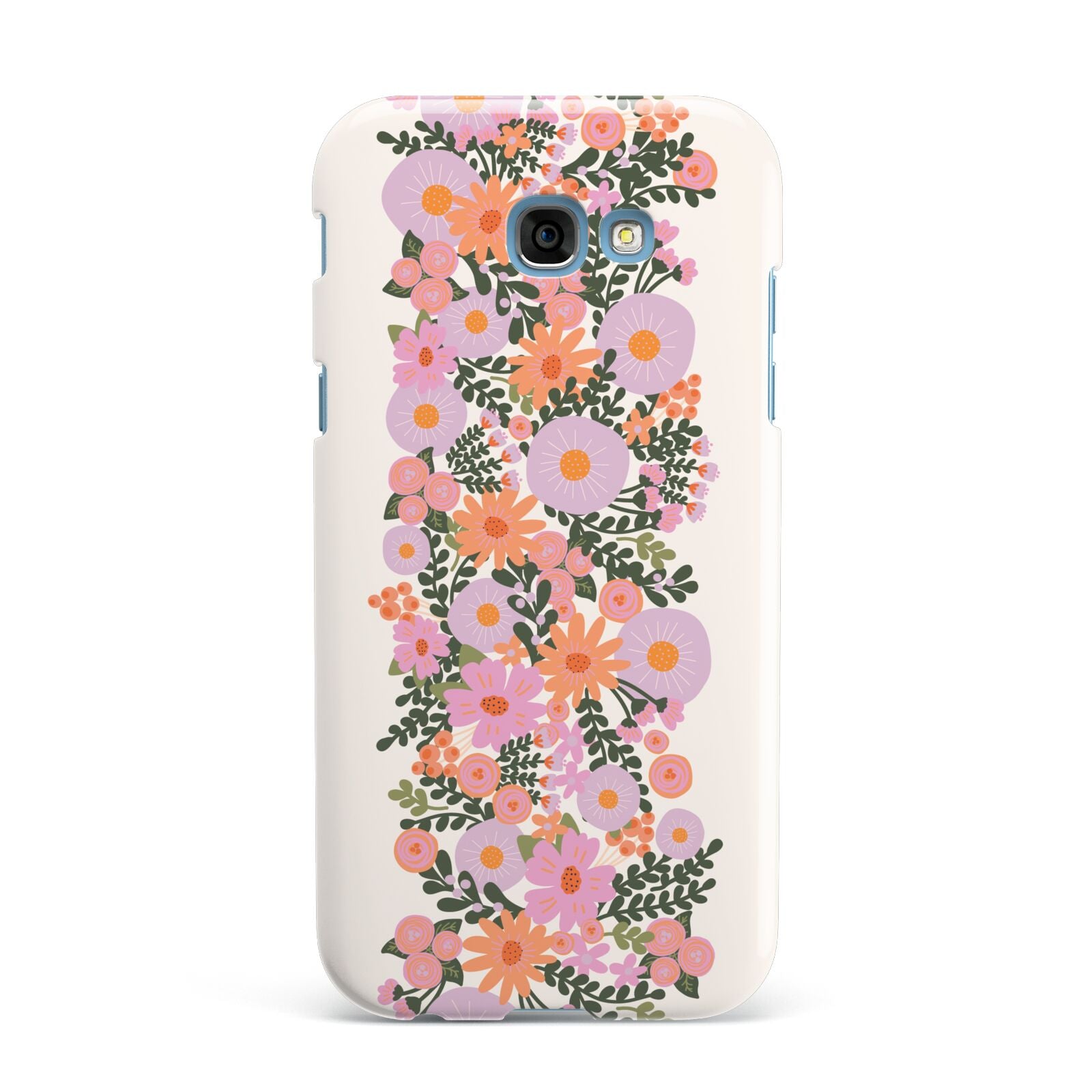 Floral Banner Pattern Samsung Galaxy A7 2017 Case