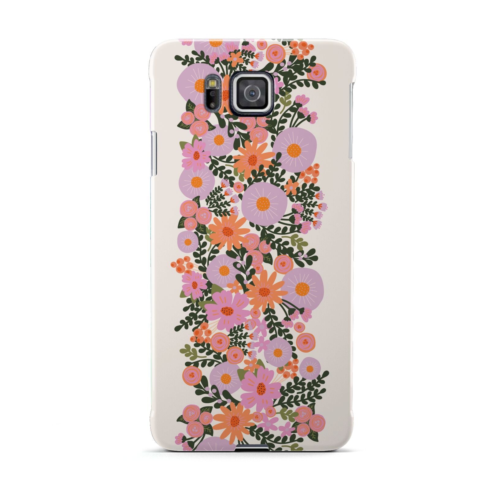 Floral Banner Pattern Samsung Galaxy Alpha Case