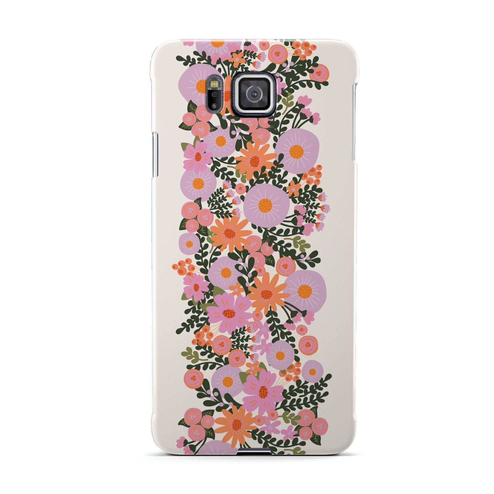 Floral Banner Pattern Samsung Galaxy Alpha Case