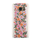 Floral Banner Pattern Samsung Galaxy Case