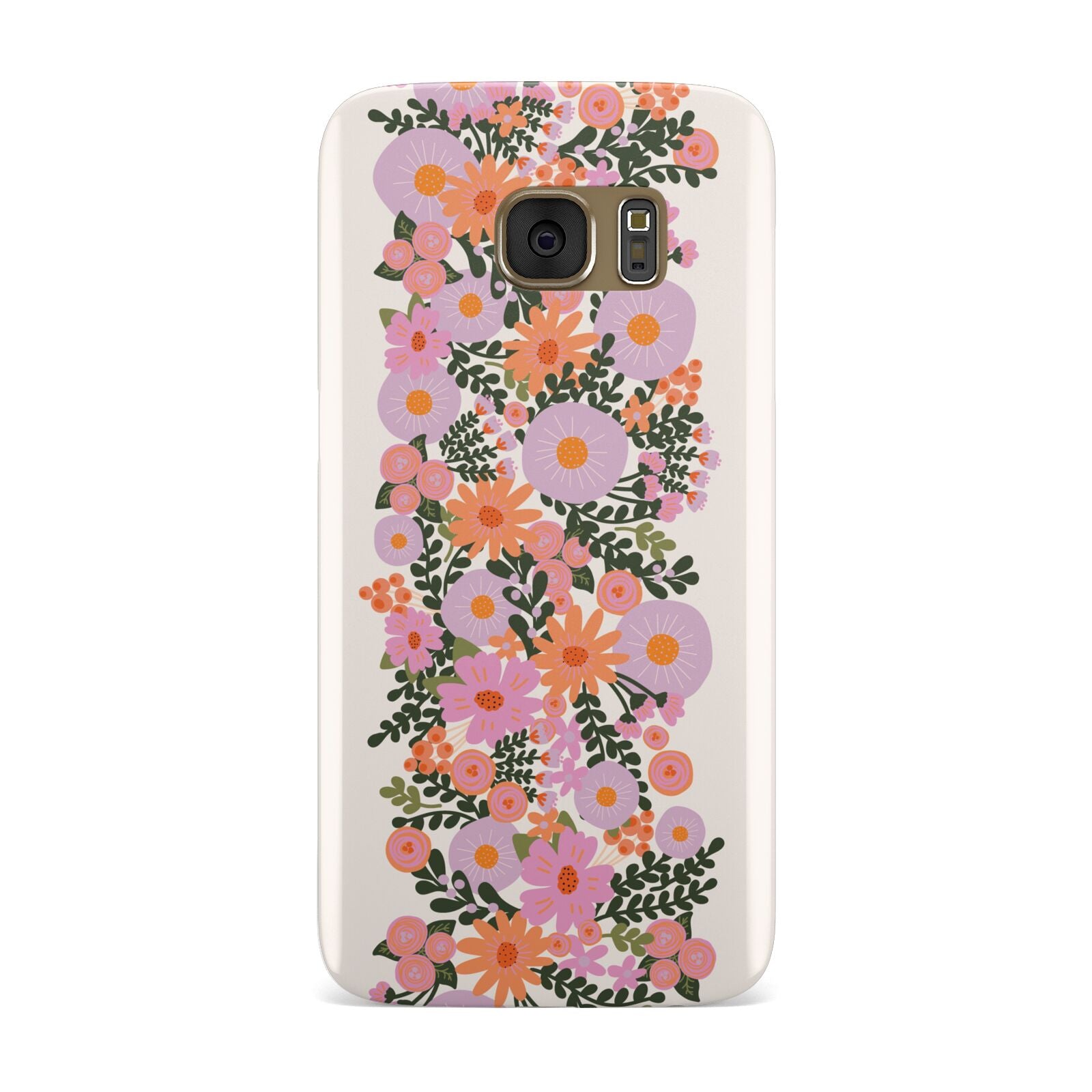 Floral Banner Pattern Samsung Galaxy Case