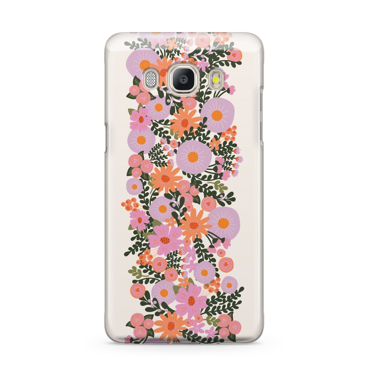 Floral Banner Pattern Samsung Galaxy J5 2016 Case