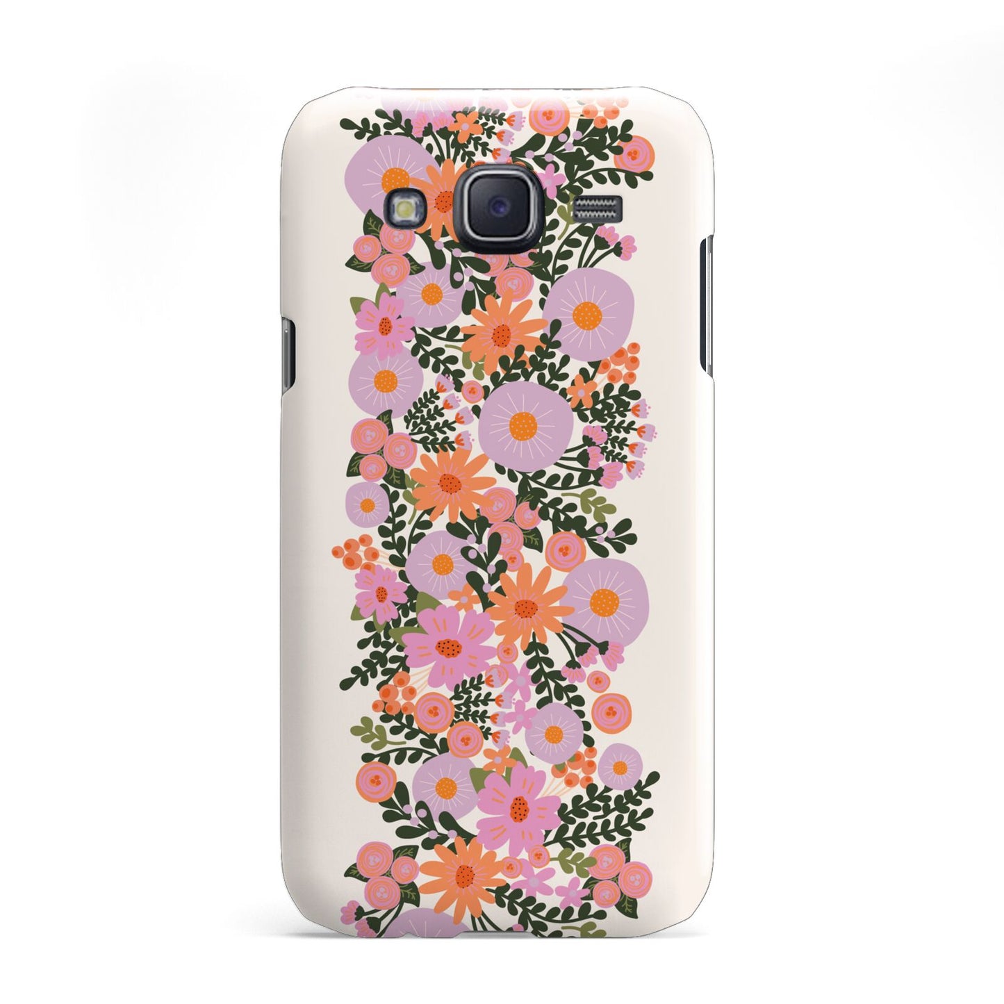 Floral Banner Pattern Samsung Galaxy J5 Case