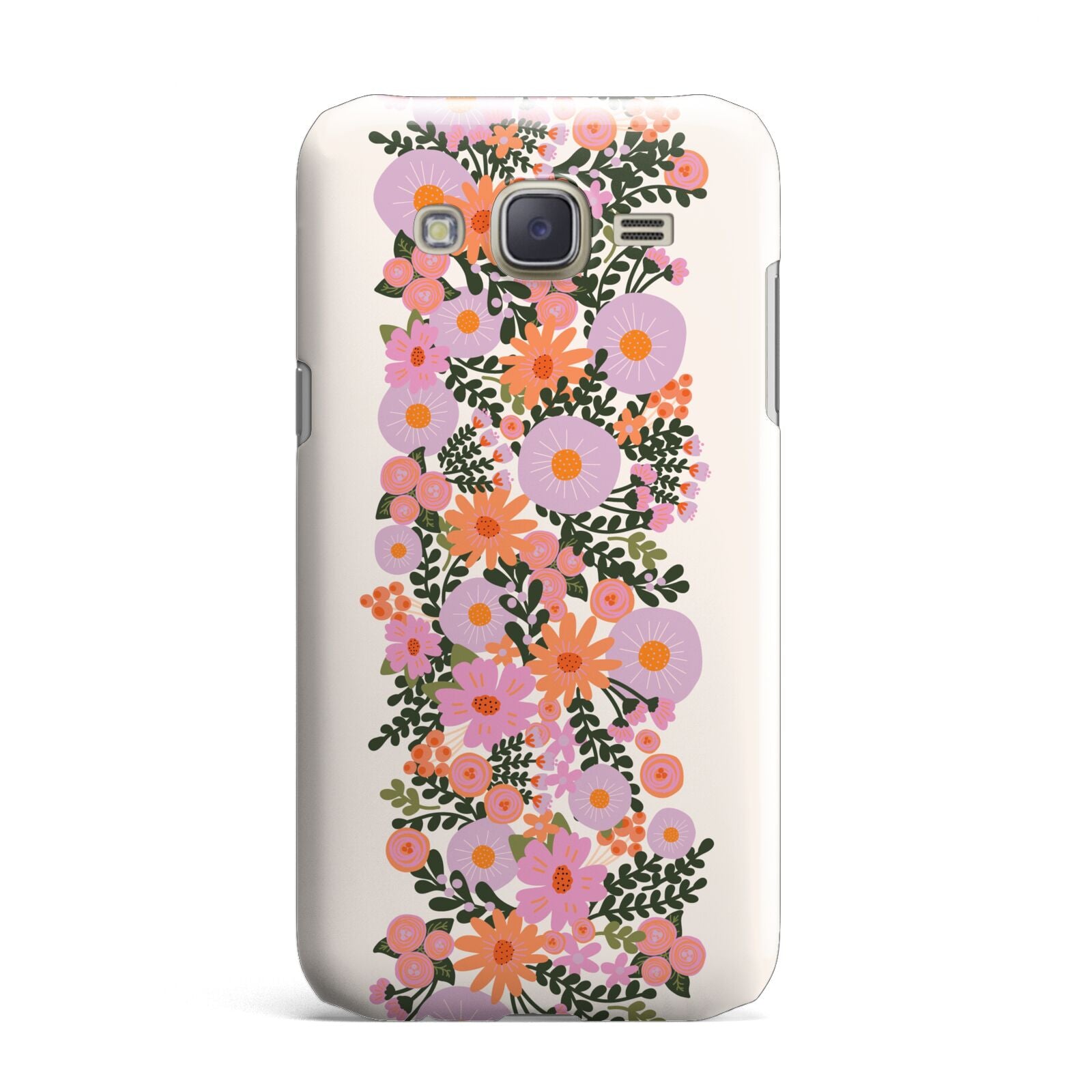 Floral Banner Pattern Samsung Galaxy J7 Case