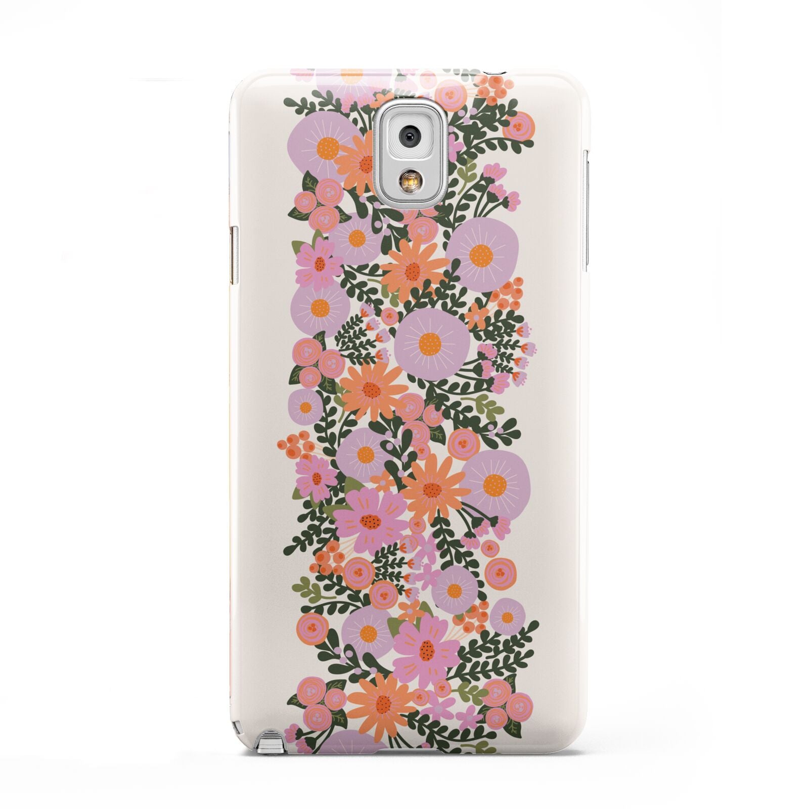 Floral Banner Pattern Samsung Galaxy Note 3 Case