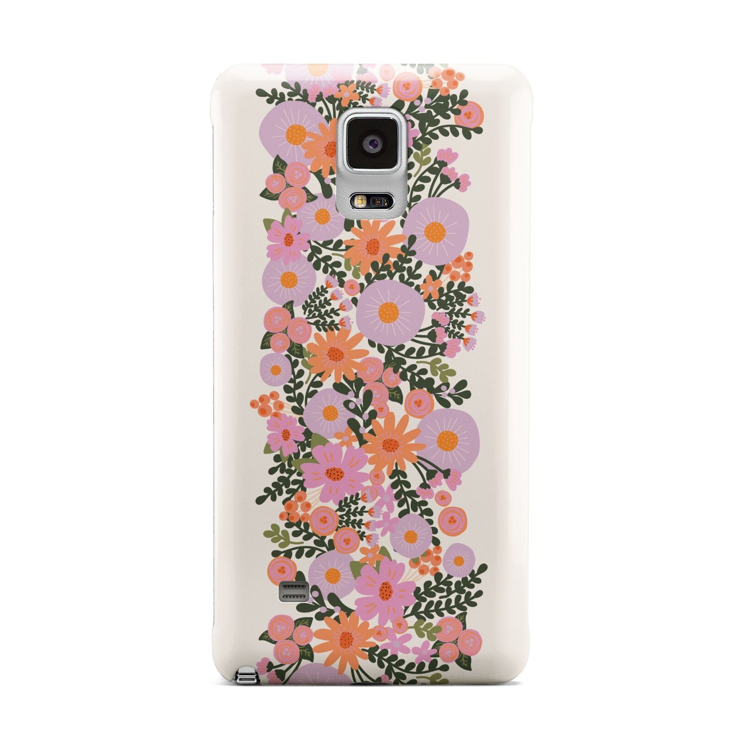 Floral Banner Pattern Samsung Galaxy Note 4 Case