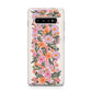 Floral Banner Pattern Samsung Galaxy S10 Plus Case