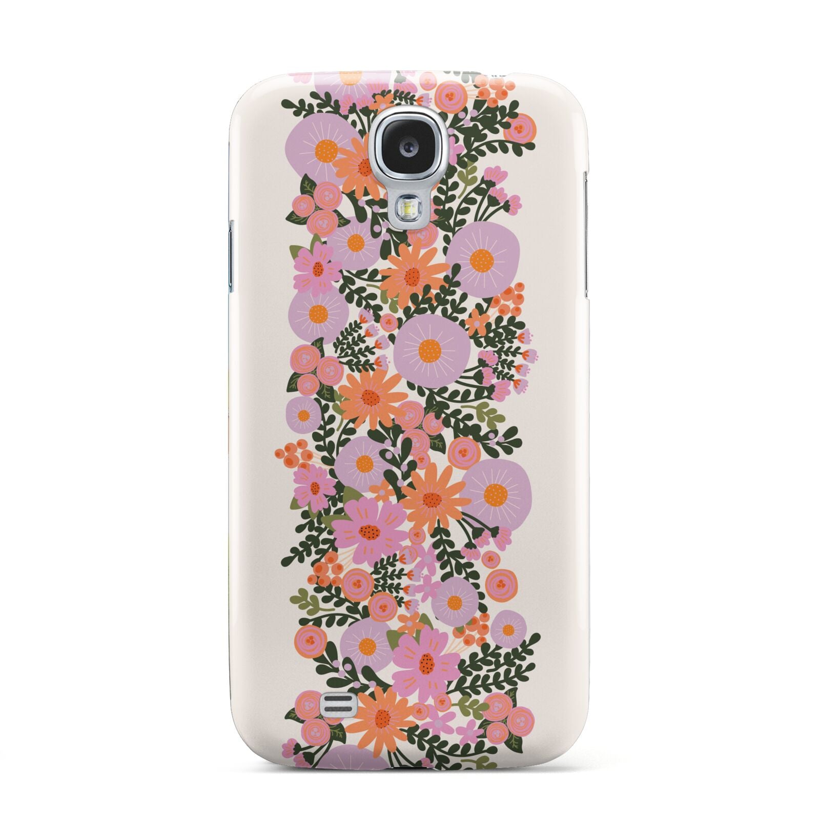 Floral Banner Pattern Samsung Galaxy S4 Case