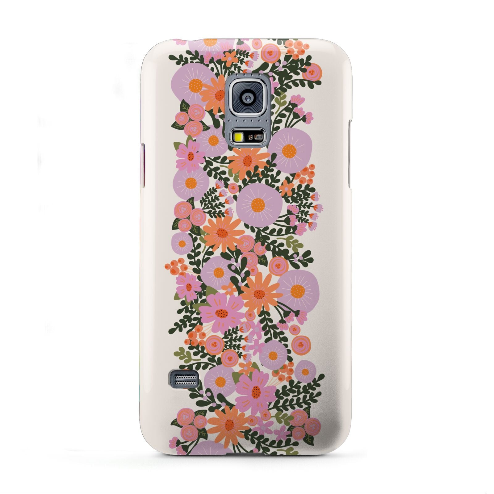 Floral Banner Pattern Samsung Galaxy S5 Mini Case