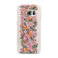 Floral Banner Pattern Samsung Galaxy S6 Edge Case
