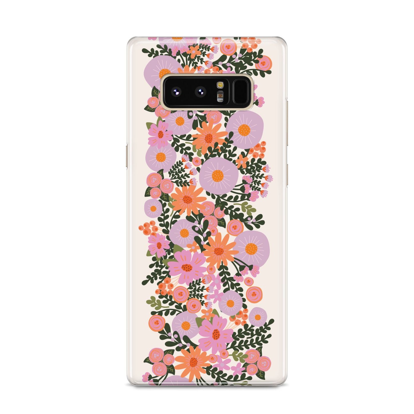 Floral Banner Pattern Samsung Galaxy S8 Case