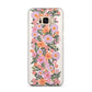 Floral Banner Pattern Samsung Galaxy S8 Plus Case