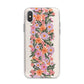 Floral Banner Pattern iPhone X Bumper Case on Silver iPhone Alternative Image 1