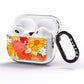 Floral Gerbera AirPods Pro Clear Case Side Image