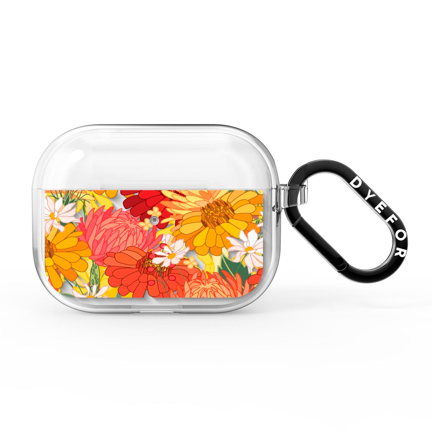 Floral Gerbera AirPods Pro Clear Case