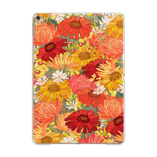 Floral Gerbera Apple iPad Gold Case