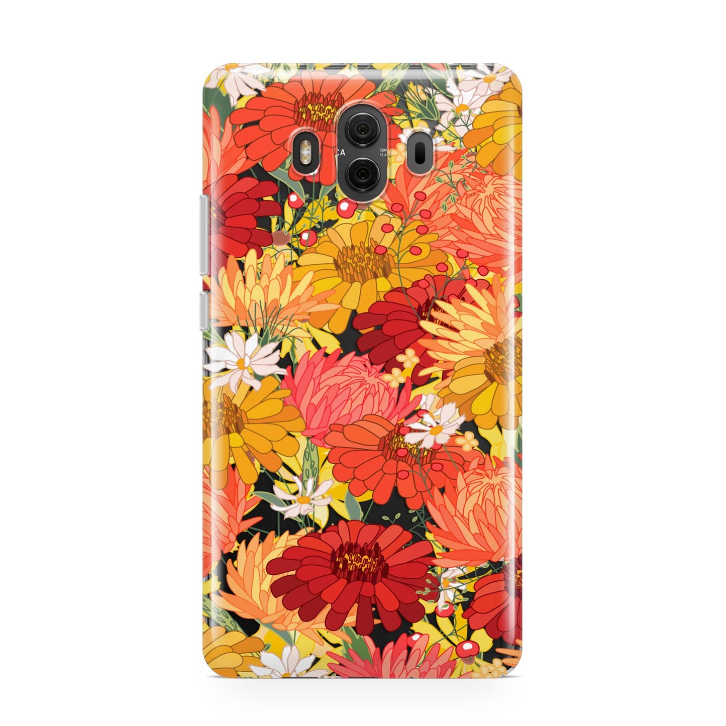 Floral Gerbera Huawei Mate 10 Protective Phone Case