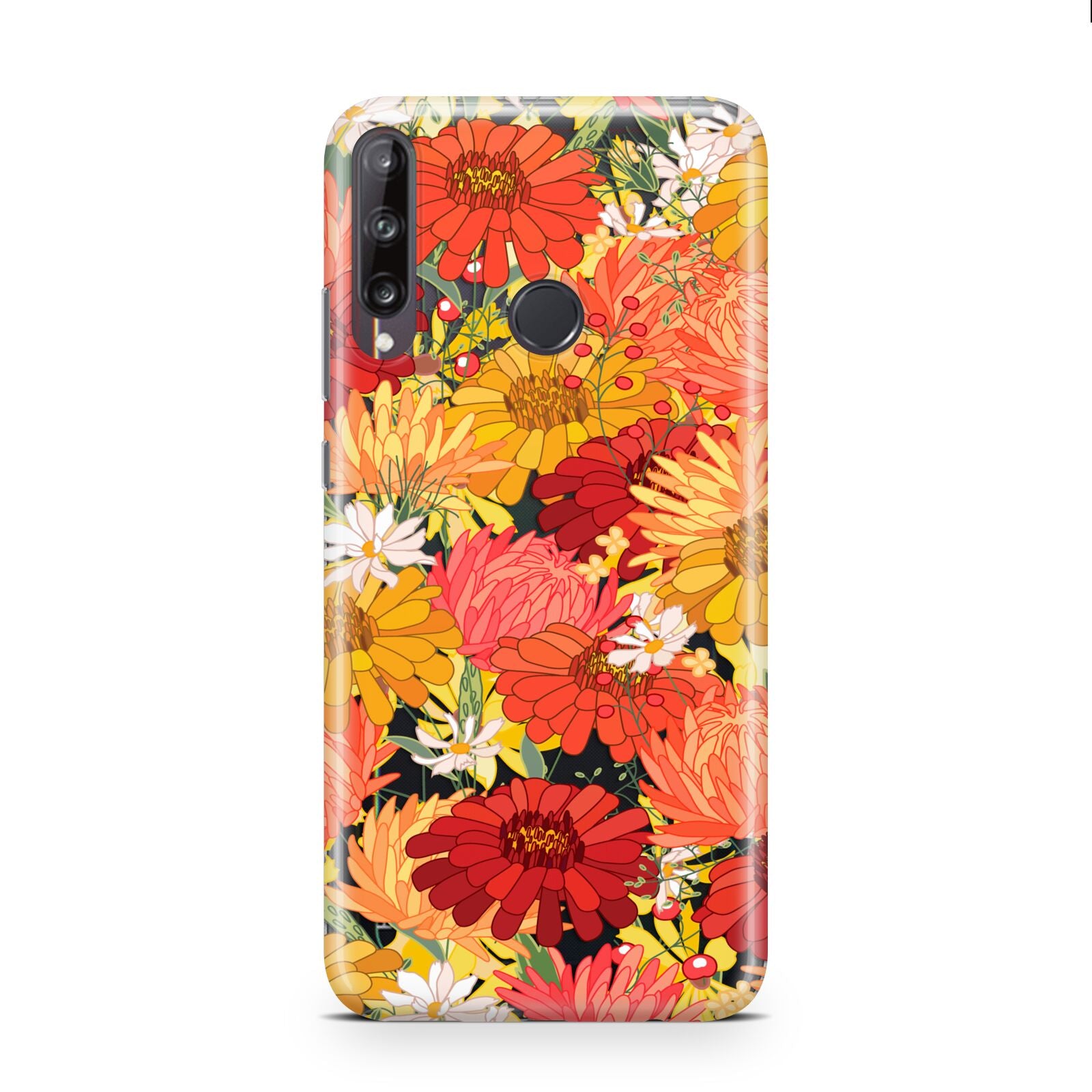Floral Gerbera Huawei P40 Lite E Phone Case