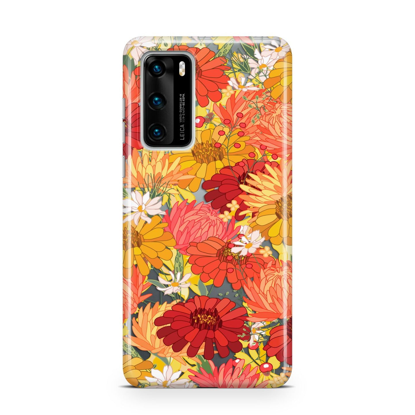 Floral Gerbera Huawei P40 Phone Case