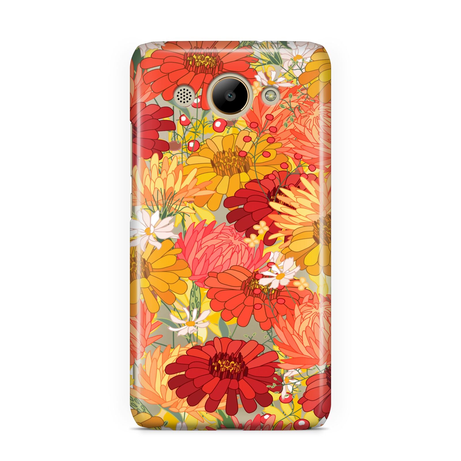 Floral Gerbera Huawei Y3 2017