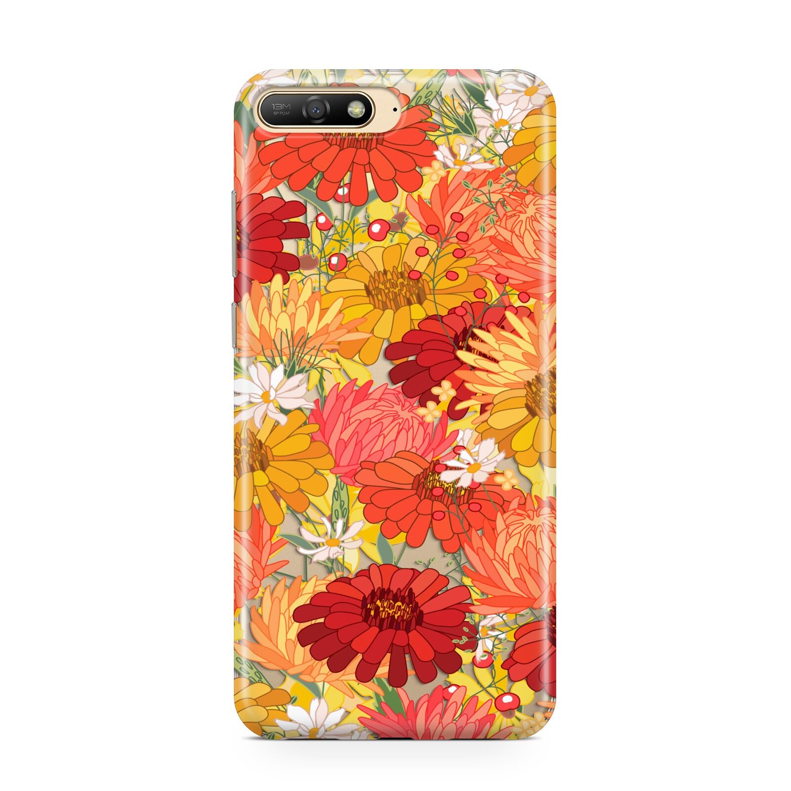 Floral Gerbera Huawei Y6 2018
