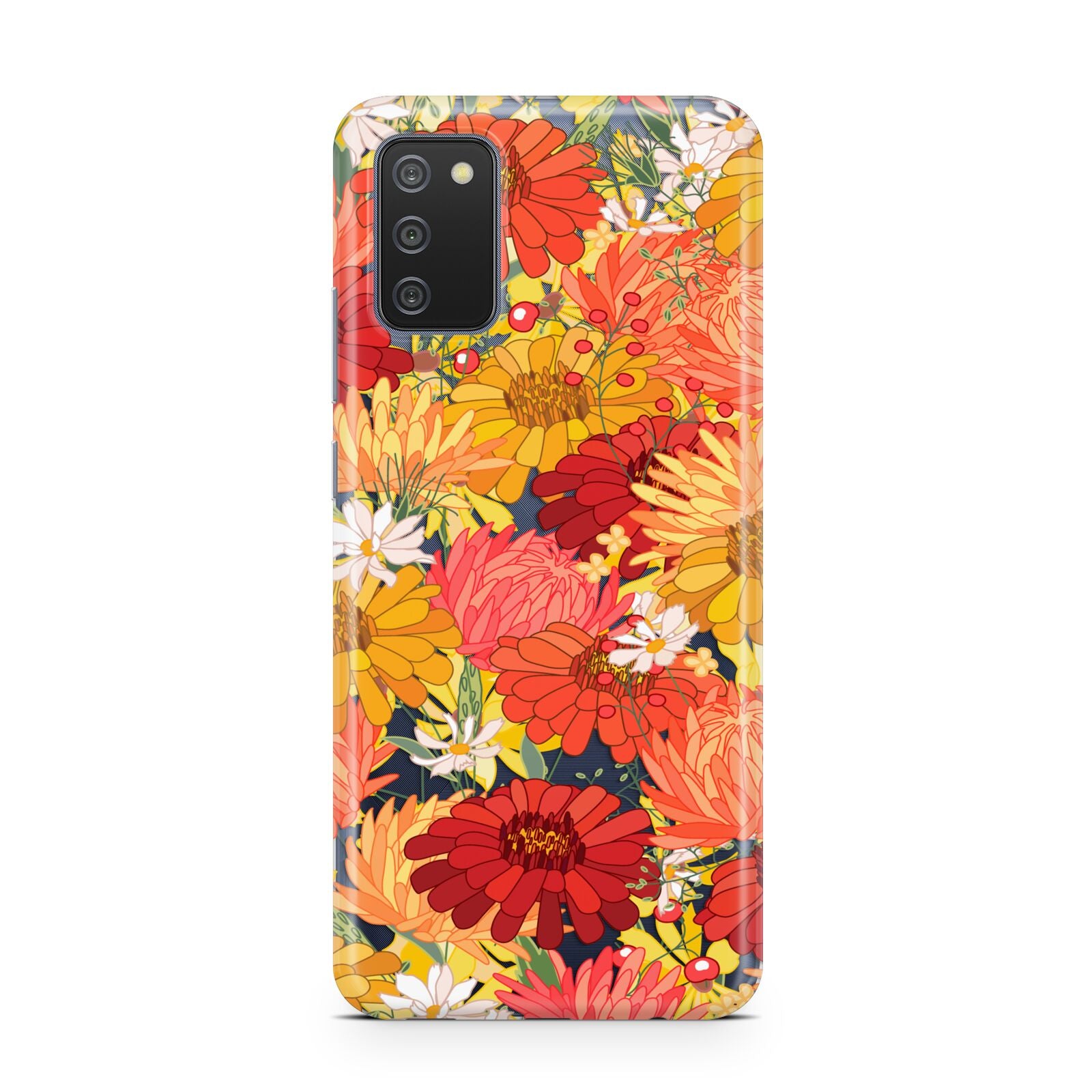Floral Gerbera Samsung A02s Case