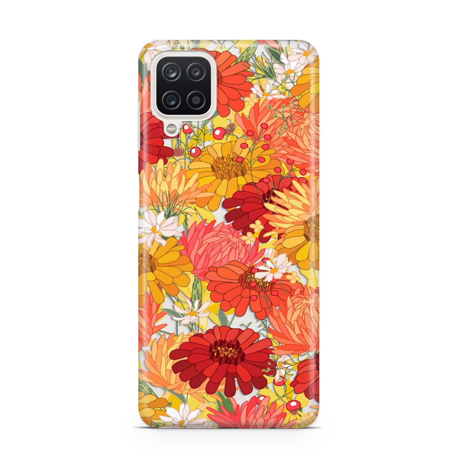 Floral Gerbera Samsung A12 Case