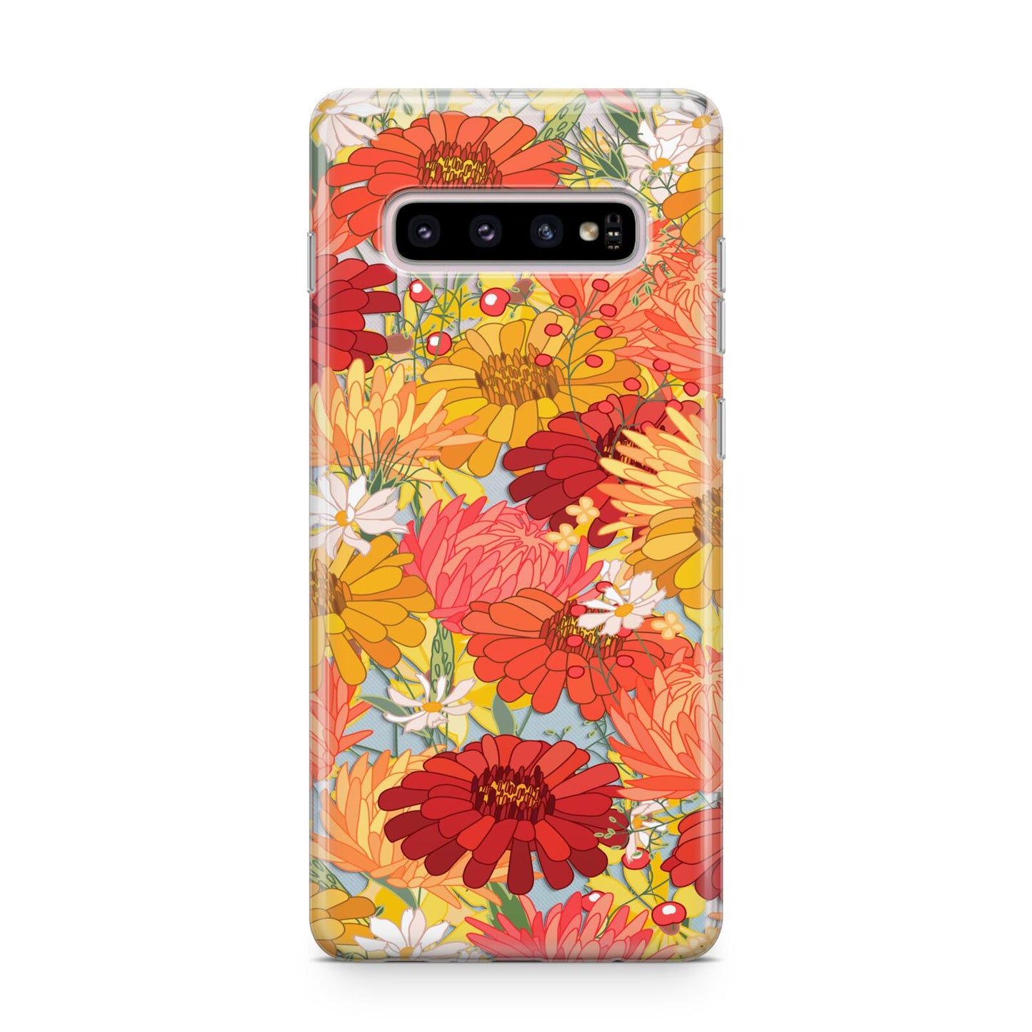 Floral Gerbera Samsung Galaxy S10 Plus Case