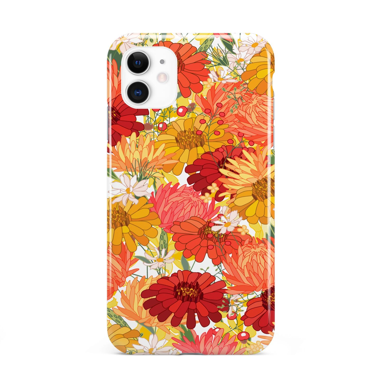 Floral Gerbera iPhone 11 3D Tough Case