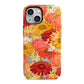 Floral Gerbera iPhone 13 Mini Full Wrap 3D Tough Case