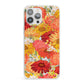 Floral Gerbera iPhone 13 Pro Max Clear Bumper Case