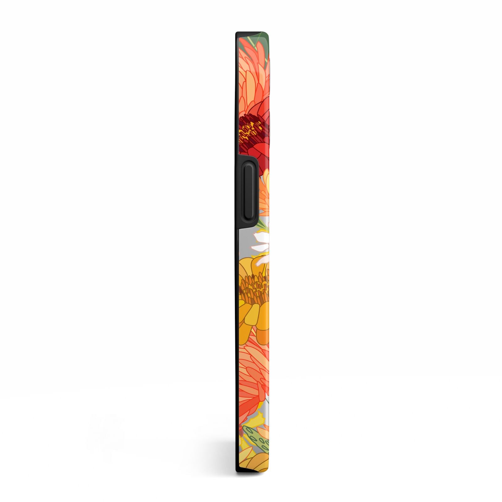 Floral Gerbera iPhone 13 Pro Side Image 3D Tough Case