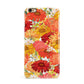 Floral Gerbera iPhone 6 Plus 3D Snap Case on Gold Phone