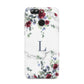 Floral Marble Monogram Personalised Huawei Nova 2s Phone Case