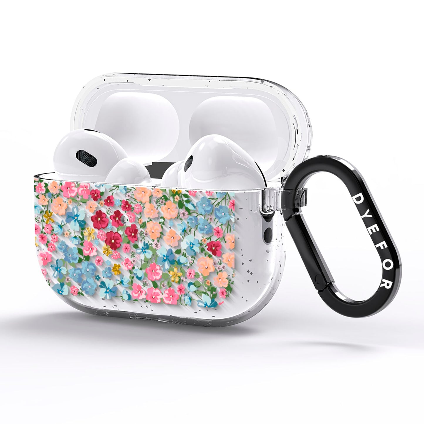 Floral Meadow AirPods Pro Glitter Case Side Image