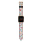 Floral Meadow Apple Watch Strap with Gold Hardware