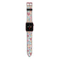Floral Meadow Apple Watch Strap with Rose Gold Hardware