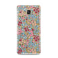 Floral Meadow Samsung Galaxy A3 2016 Case on gold phone