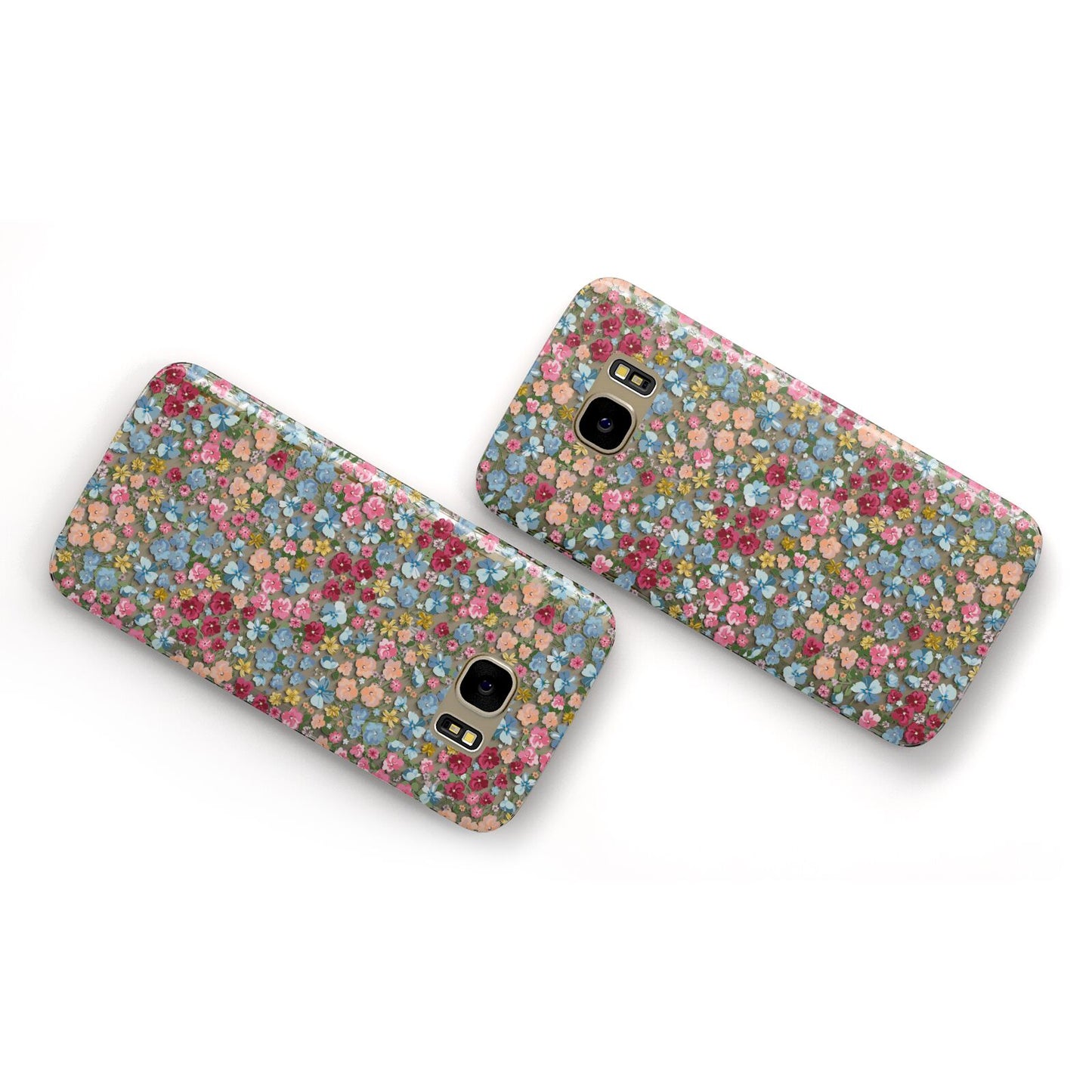 Floral Meadow Samsung Galaxy Case Flat Overview