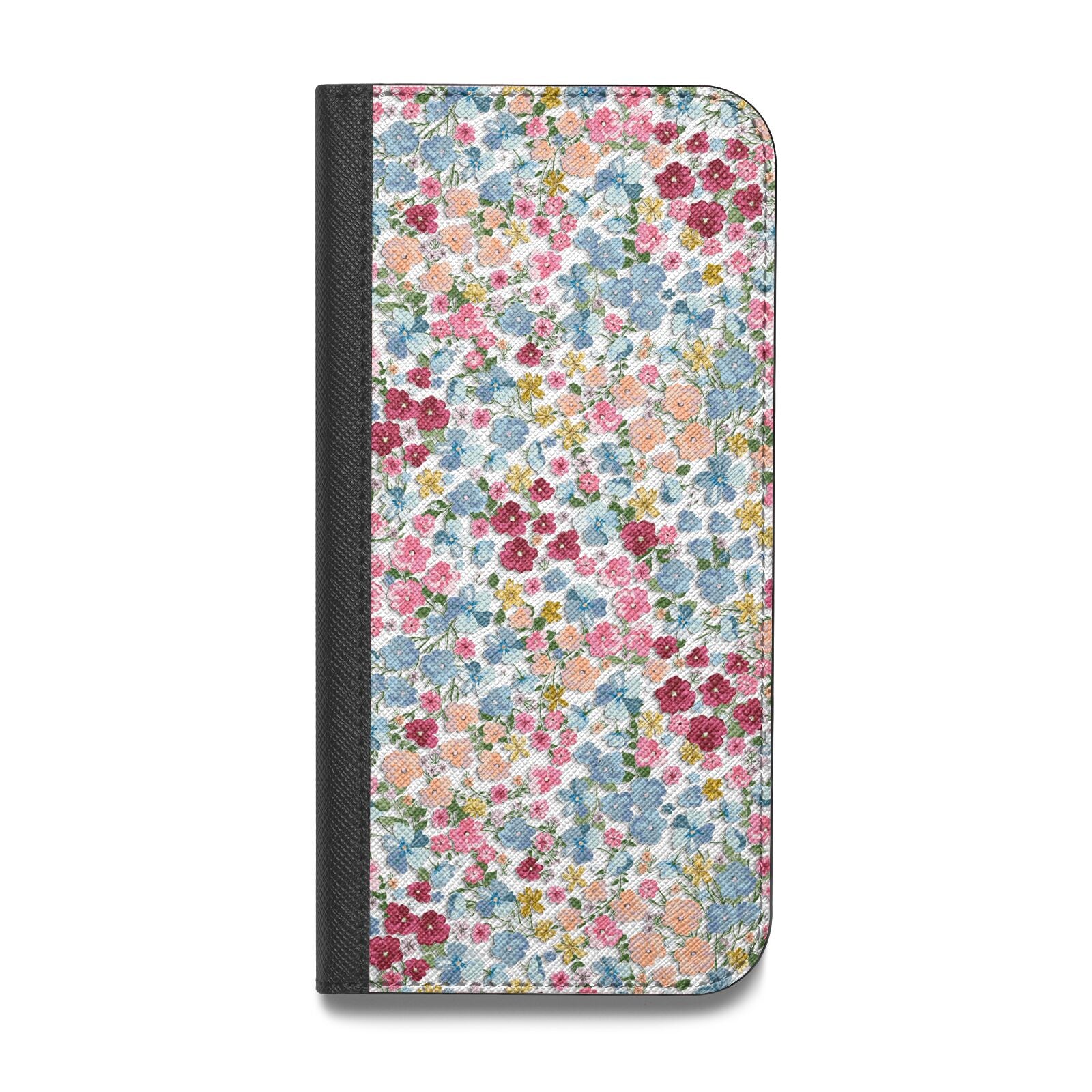 Floral Meadow Vegan Leather Flip Samsung Case