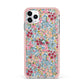 Floral Meadow iPhone 11 Pro Max Impact Pink Edge Case