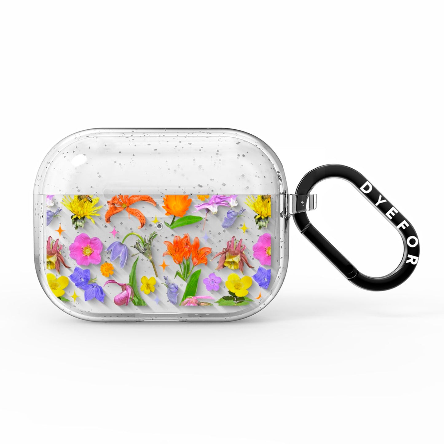 Floral Mix AirPods Pro Glitter Case